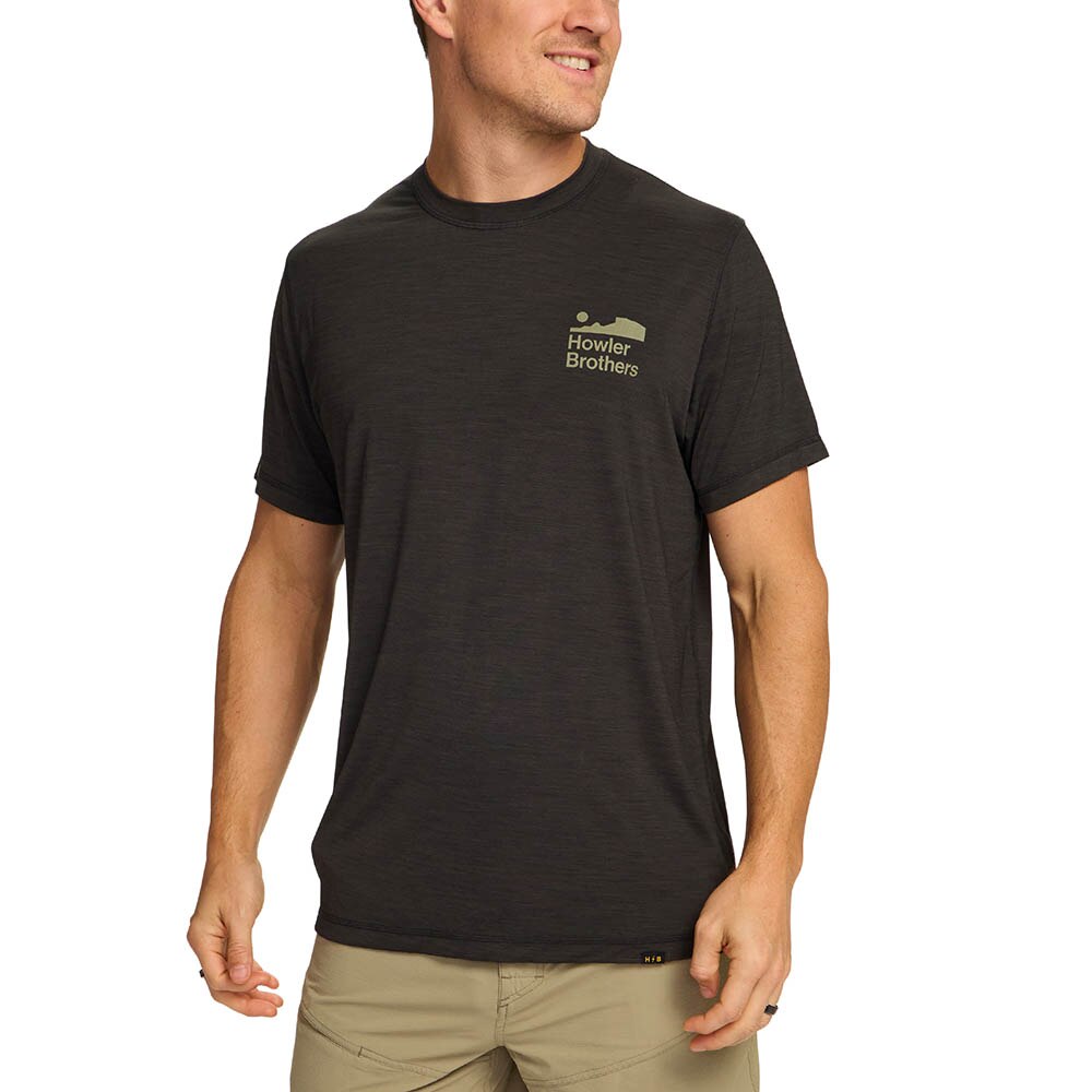 Howler Brothers HB Tech Tee Men's in Antique Black
